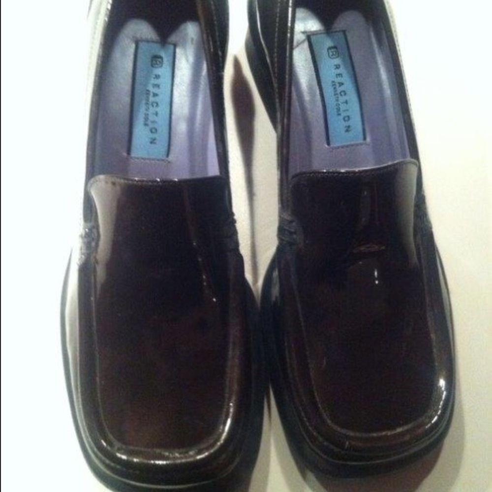 Kenneth Cole Bronze Patent Loafer 6M - New